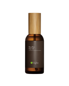 O'right Recoffee Hair Oil 100ml – Bio-Haaröl mit recyceltem Kaffeeöl für geschmeidiges, glänzendes Haar, vegan und nachhaltig verpackt